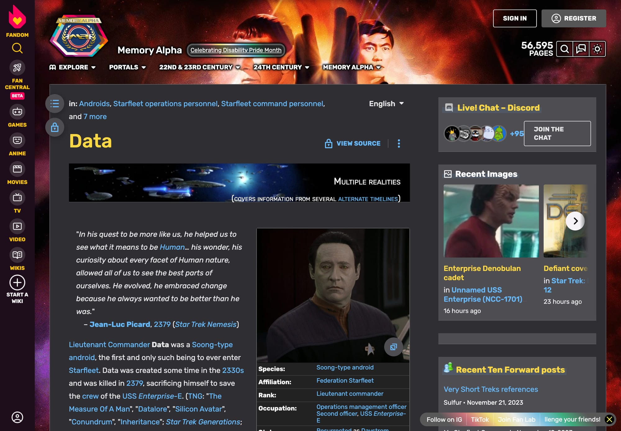 Web page screenshot